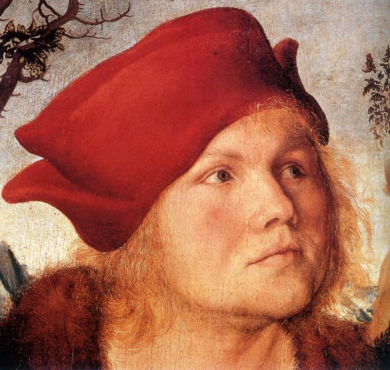 Portrait of Dr. Johannes Cuspinian (detail) dfg, CRANACH, Lucas the Elder